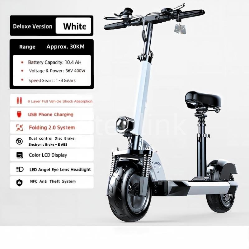 36V White ~30km