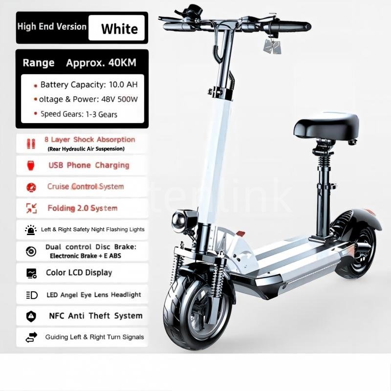 48V White ~40km